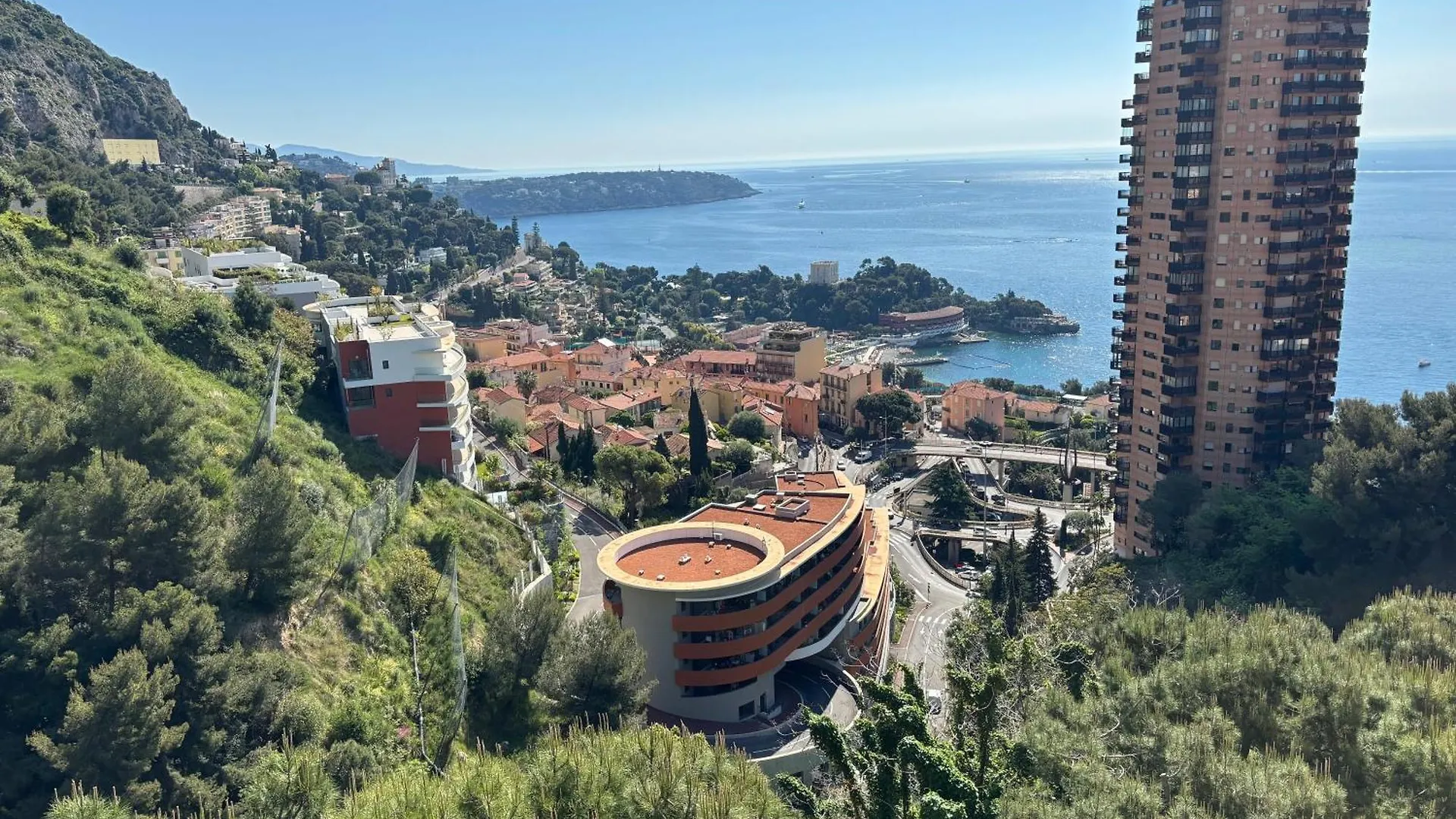 New,Mountain & Sea View 3 Guests With Private Garage Lägenhet Beausoleil